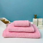 Полотенце махровое 50*90см «Vivien» цвет розовая гвоздика 10110 плотность 400гр/м2 с петелькой-подвесом