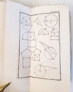 "Элементы геометрии Клеро (Elemens de Geometrie de Clairaut)". Par M.Clairaut (математик). 1753 г. - антикварная книга