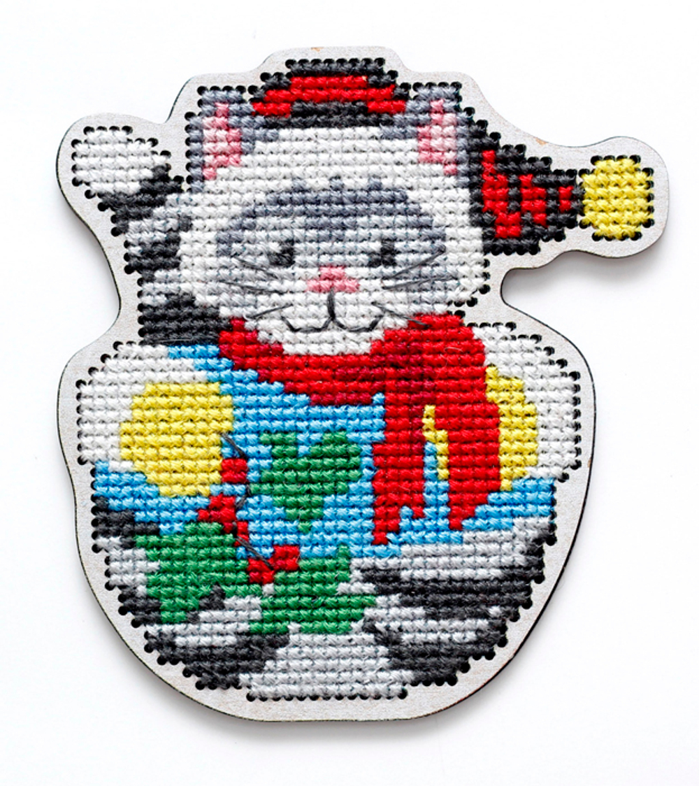 Коллекция:	Вышивка по перфорированной форме¶Название по-английски:	Wooden cross-stitch kit¶Название