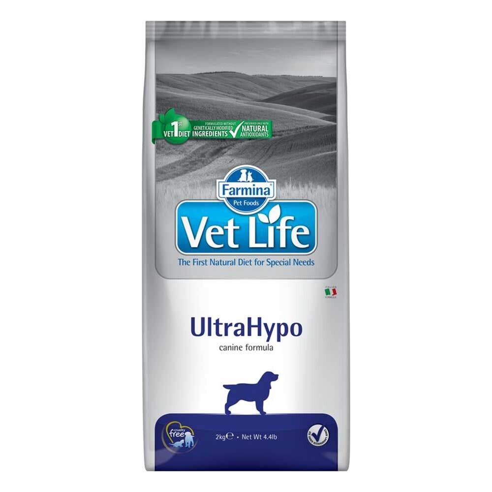 Farmina Vet Life Dog Ultrahypo - корм диета для собак при сильной пищевой аллергии и непереносимости