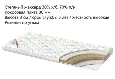 Наматрасник Corretto Coco2