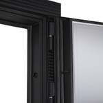 Стальная дверь "Берилл" с зеркалом (адаптивная замковая часть). Заказная модель.