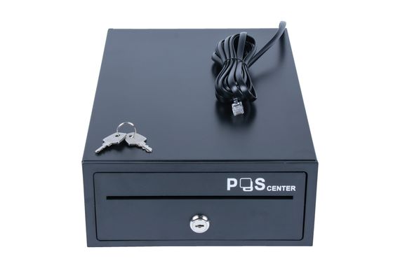 Денежный ящик POScenter Compact 205x300x90 распайка для &quot;Epson/АТОЛ&quot;, черный