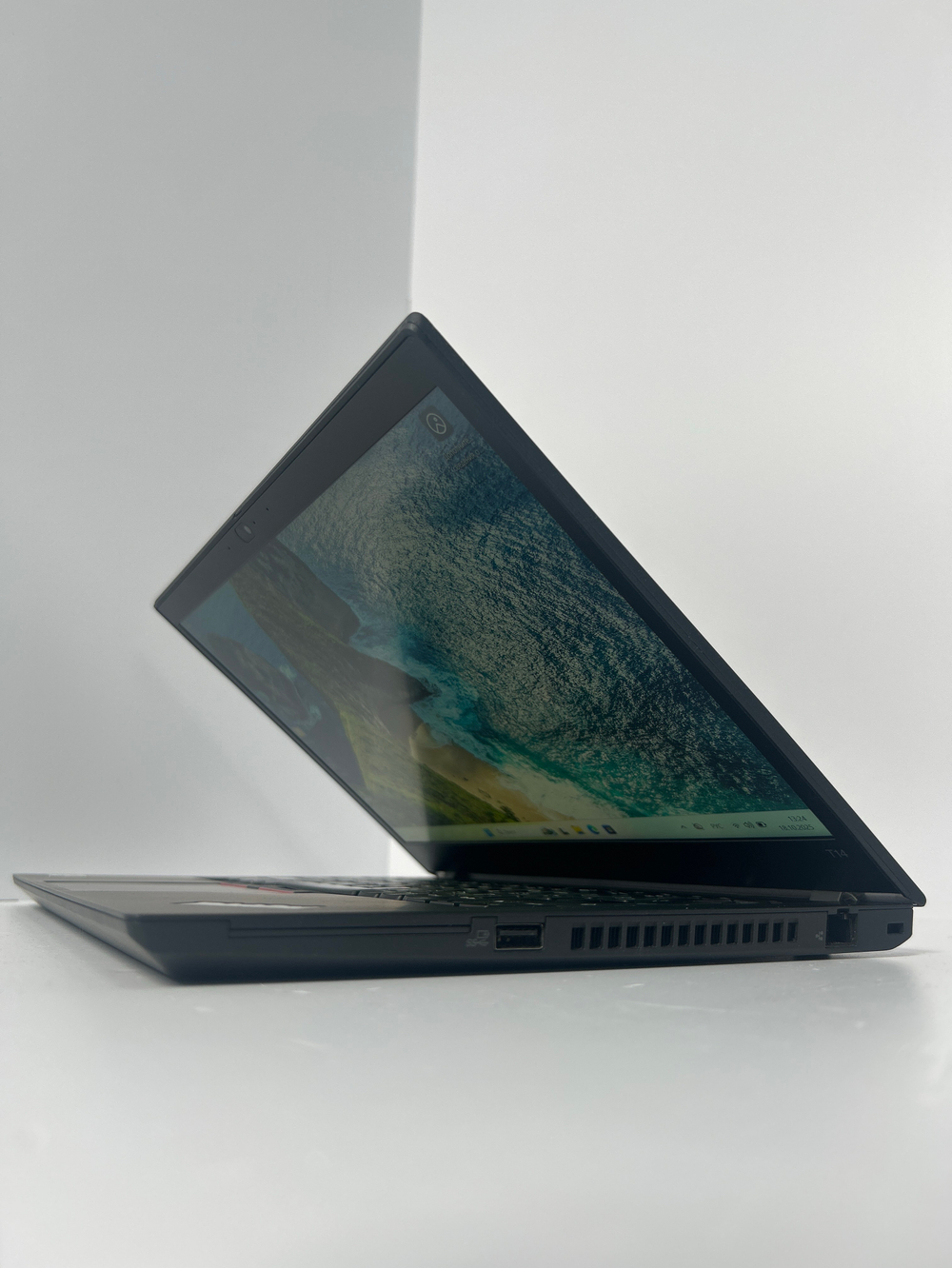 Ноутбук Lenovo ThinkPad T14 Gen 1 (20UES4QC00) 14"/AMD Ryzen 7 Pro 4750U/RAM 16GB/SSD 512GB/AMD Radeon Graphics/1920*1080/IPS/Windows 11/Подсветка кл-ры: НЕТ/Чёрный. Состояние: B1