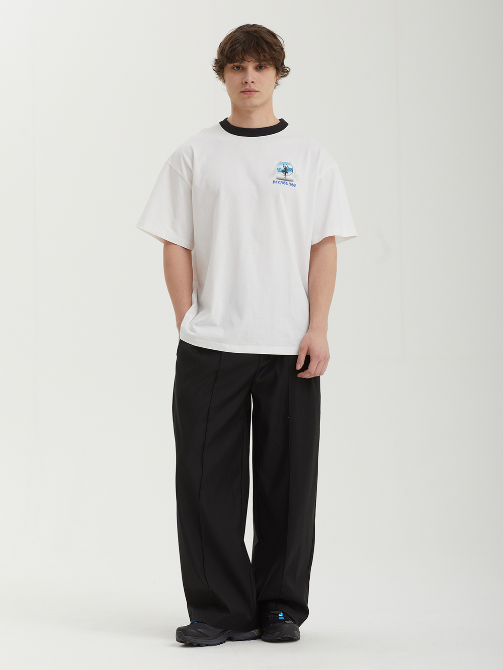 Мужские Брюки Pin-tucked Wide