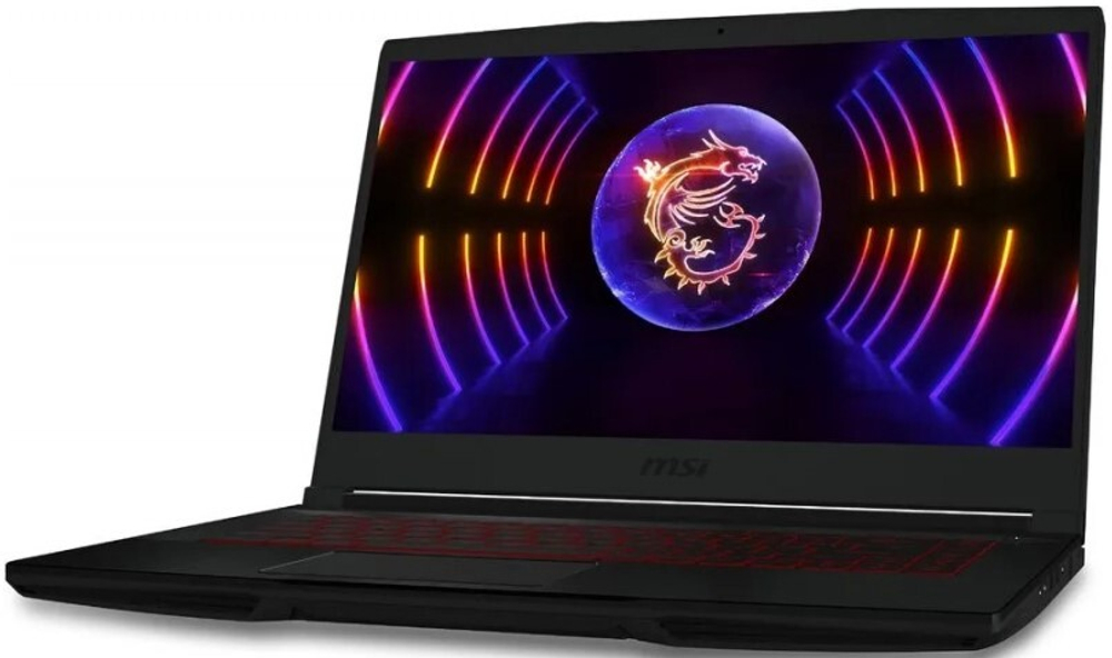 Ноутбук  MSI GF63 Thin 12UCX 15.6 ", Core i5, 8 Гб RAM, 256 Гб SSD, GeForce RTX 2050, Черный