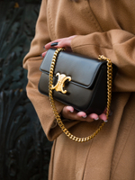 Celine Triomphe Chain Shoulder Bag