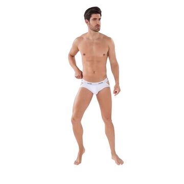 Мужские трусы джоки белые Clever Moda VENTURE JOCKSTRAP 087901