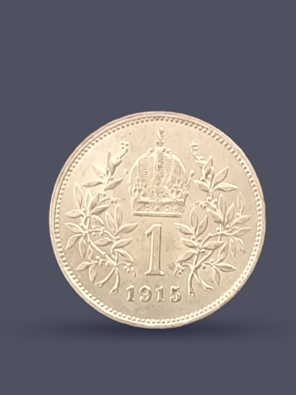Монета 1 крона (crown) 1915 год Австрия