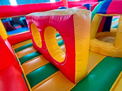 Коммерческий надувной батут «Чемпион», без крыши, 8*5*2,2 м