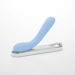 Голубой вибратор Iroha Mai Ruri - 17,4 см. (Цвет: голубой)