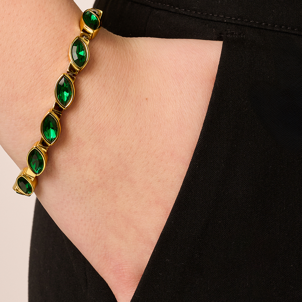 Браслет Dyrberg Kern CELTIS SG EMERALD GREEN 470047