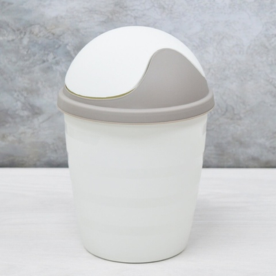 Контейнер для мусора 1,5л "Rambai" (светло-серый)