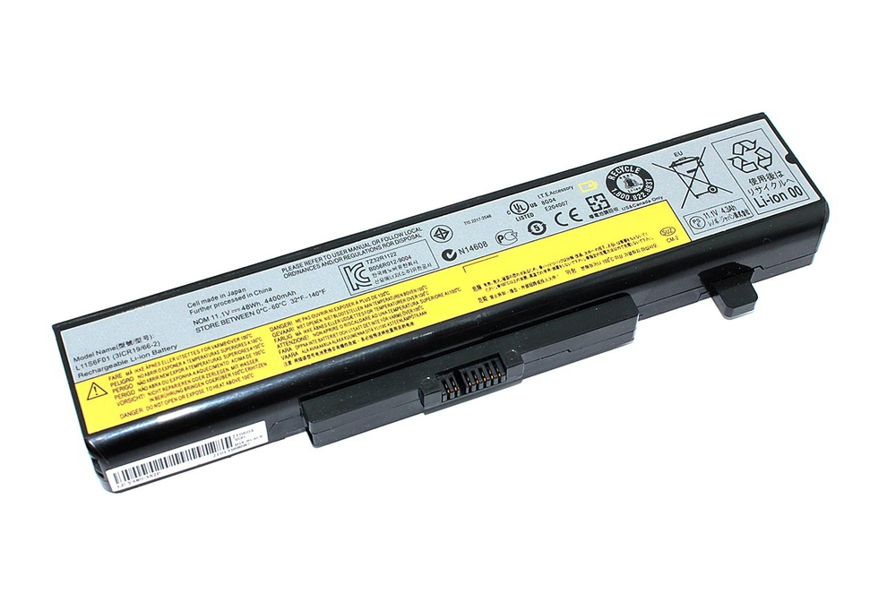 Аккумуляторная батарея для ноутбука Lenovo IdeaPad Y480, V480 (L11S6F01) 48Wh черная