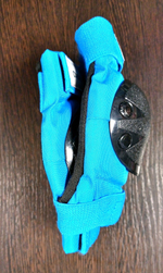 Наколенники для спорта детские, цвет голубой