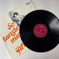 Винтажная виниловая пластинка LP Ballhausorchester Kurt Beyer So Tanzte Man In Alt Berlin Так Танцевали В Старом Берлине (ГДР 1972)