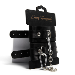 Наручники Crazy Handmade однослойные скругленные