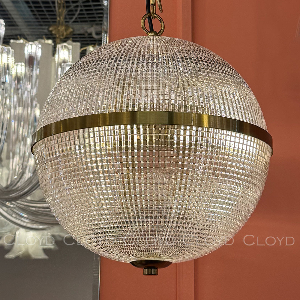 Подвесной светильник Cloyd BEHAIM P3 / Ø30 см - латунь (арт.11693)