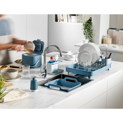 Контейнер для мытья посуды wash&drain™, синий