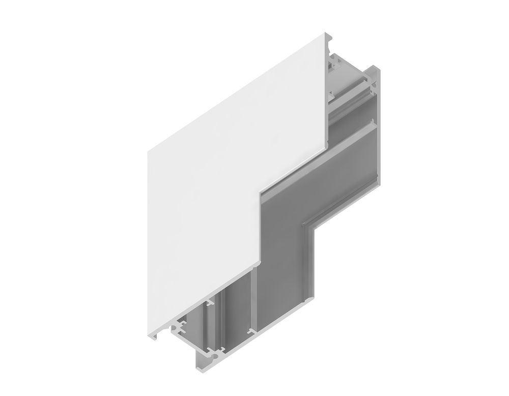 Ambrella Коннектор угловой внутренний для накладного шинопровода Magnetic 20mm 48V Track System GL3377