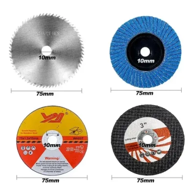 Набор шлифовальных пильных дисков для УШМ 75x10