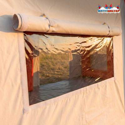 Модуль пневмокаркасный медицинский «Красный Плюс» из ПВХ, 6×4×3 м