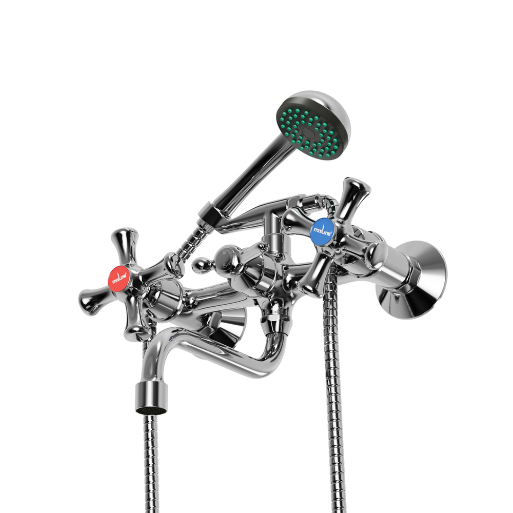 Смеситель для ванны и раковины 1/2 кер. MIXLINE ML10-02
