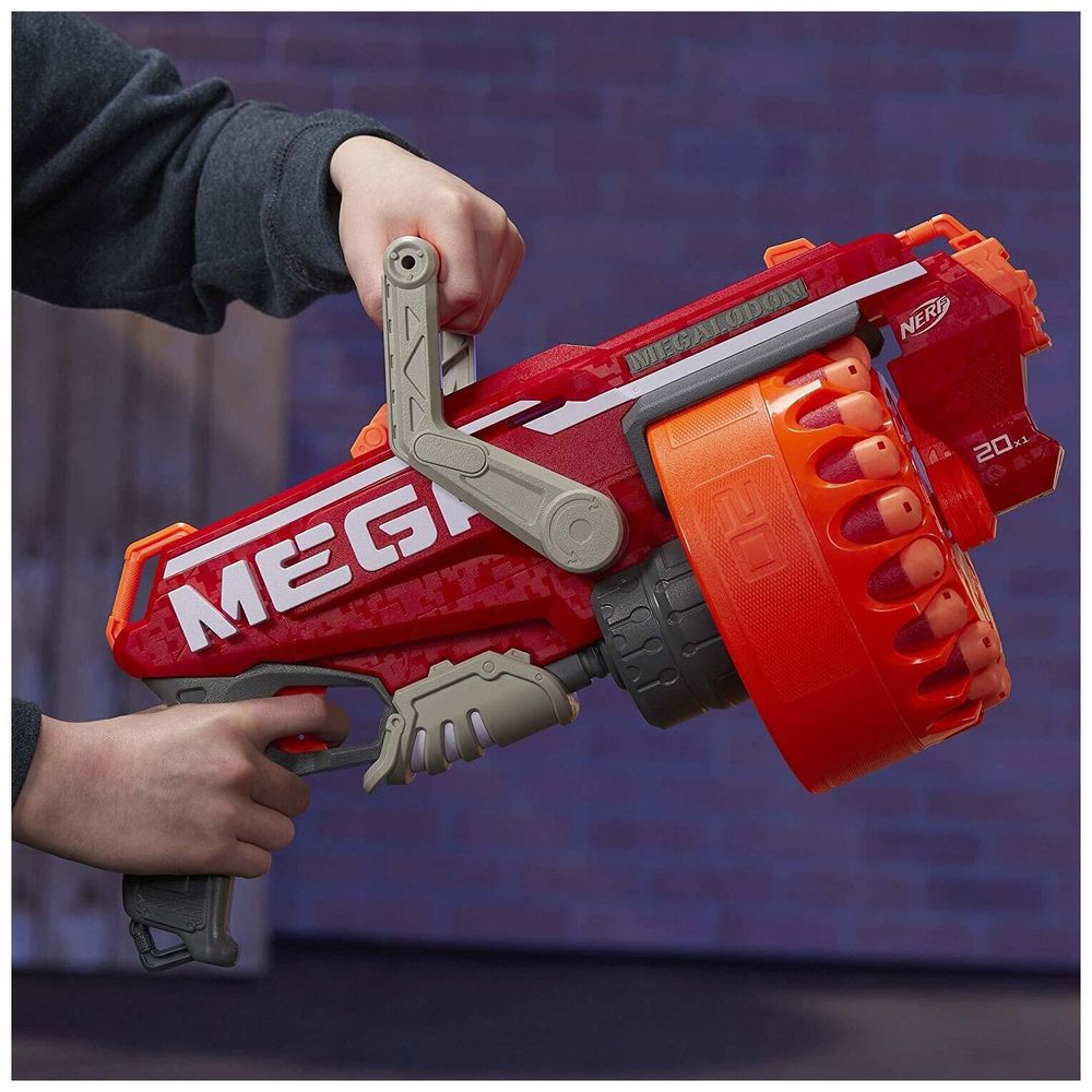 Бластер Мега Мегалодон Nerf Mega Megalodon пистолет игрушечный E4217