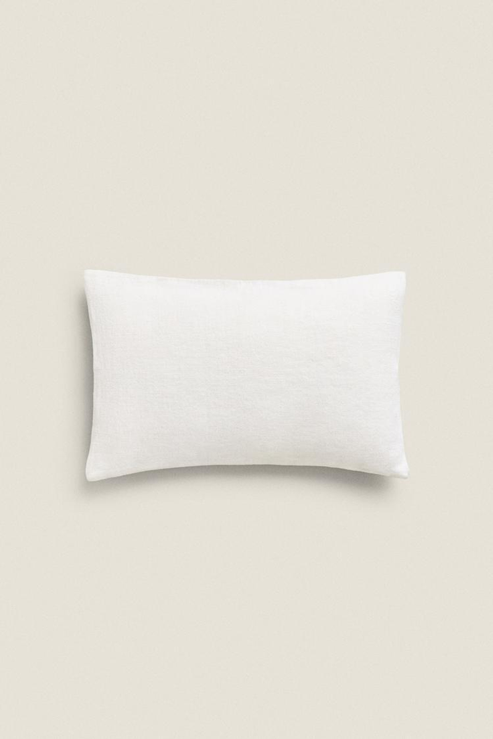 ZARA HOME ДВУХЦВЕТНЫЙ ЧЕХОЛ НА ПОДУШКУ, ЭКРЮ