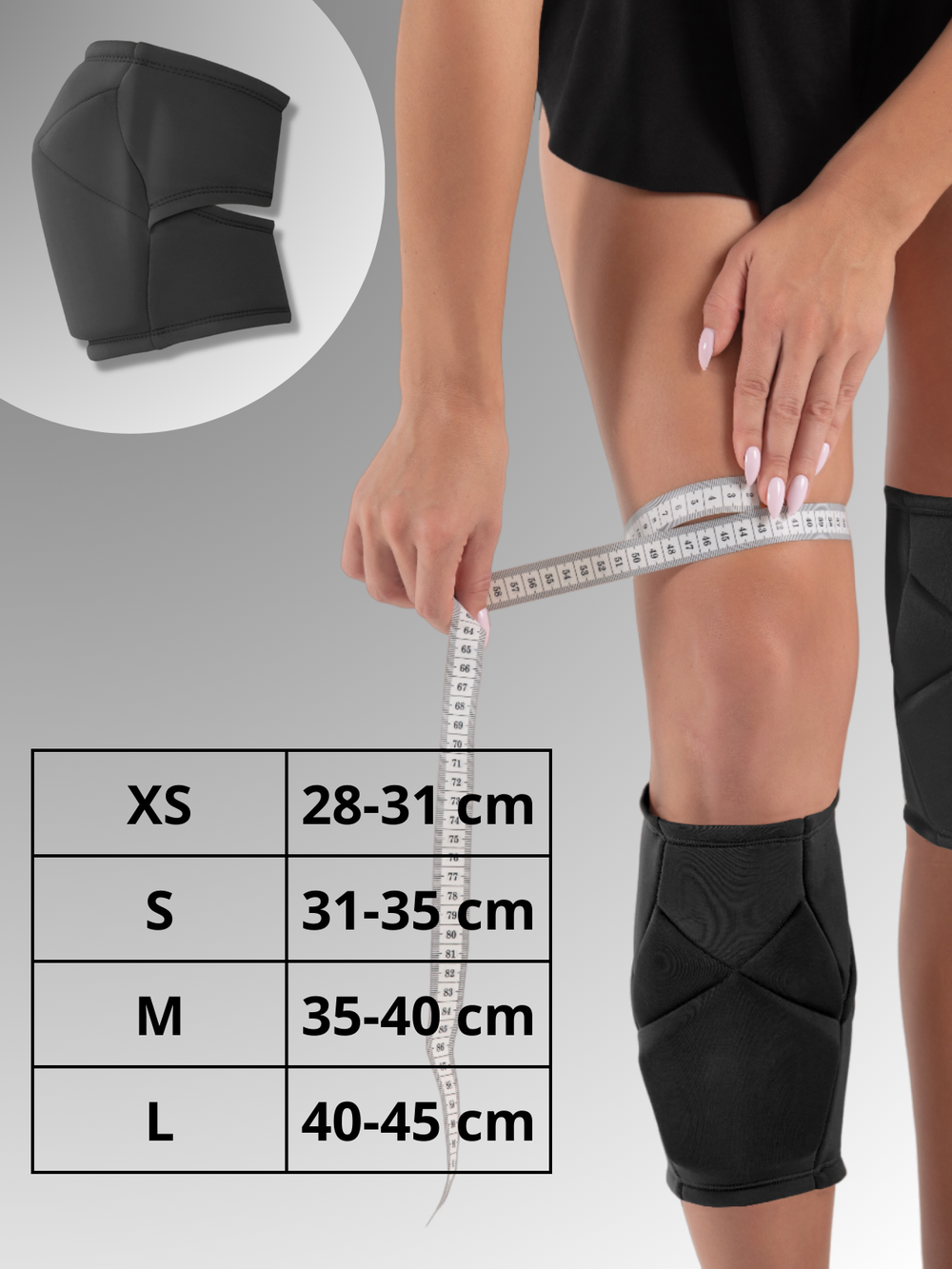 KISS Kneepads, Black