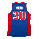 Баскетбольная джерси Mitchell&Ness NBA Dark Finals Jersey Detroit Pistons 2003 Rasheed Wallace Royal Blue