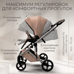 Модульная коляска BubaGO Viena 3в1