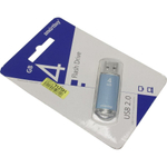 USB флеш накопитель 4 Gb SmartBuy V-Cut Blue, голубой (SB4GBVC-B)