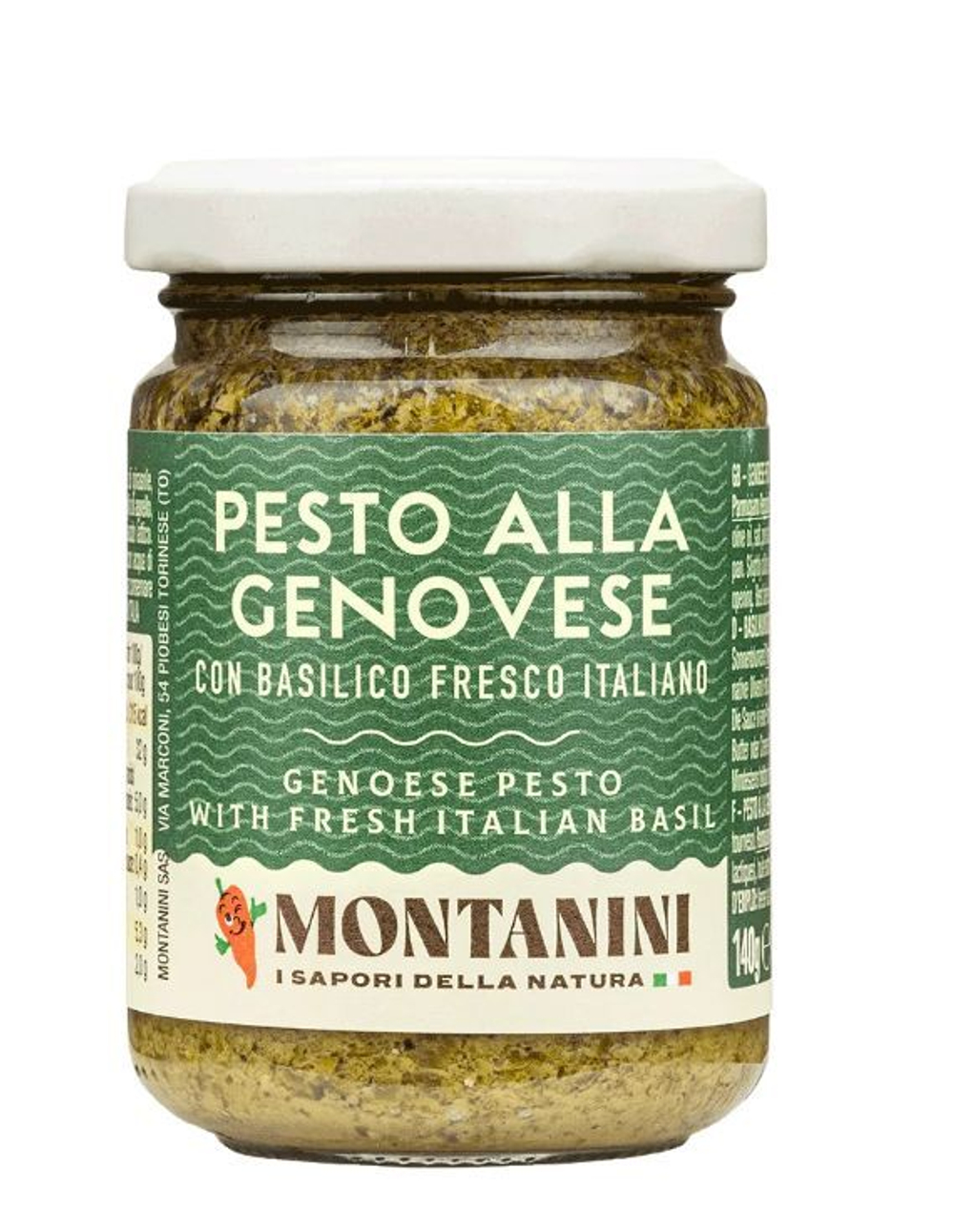Соус песто по-генуэзски со свежим базиликом, 140гр ( MONTANINI)