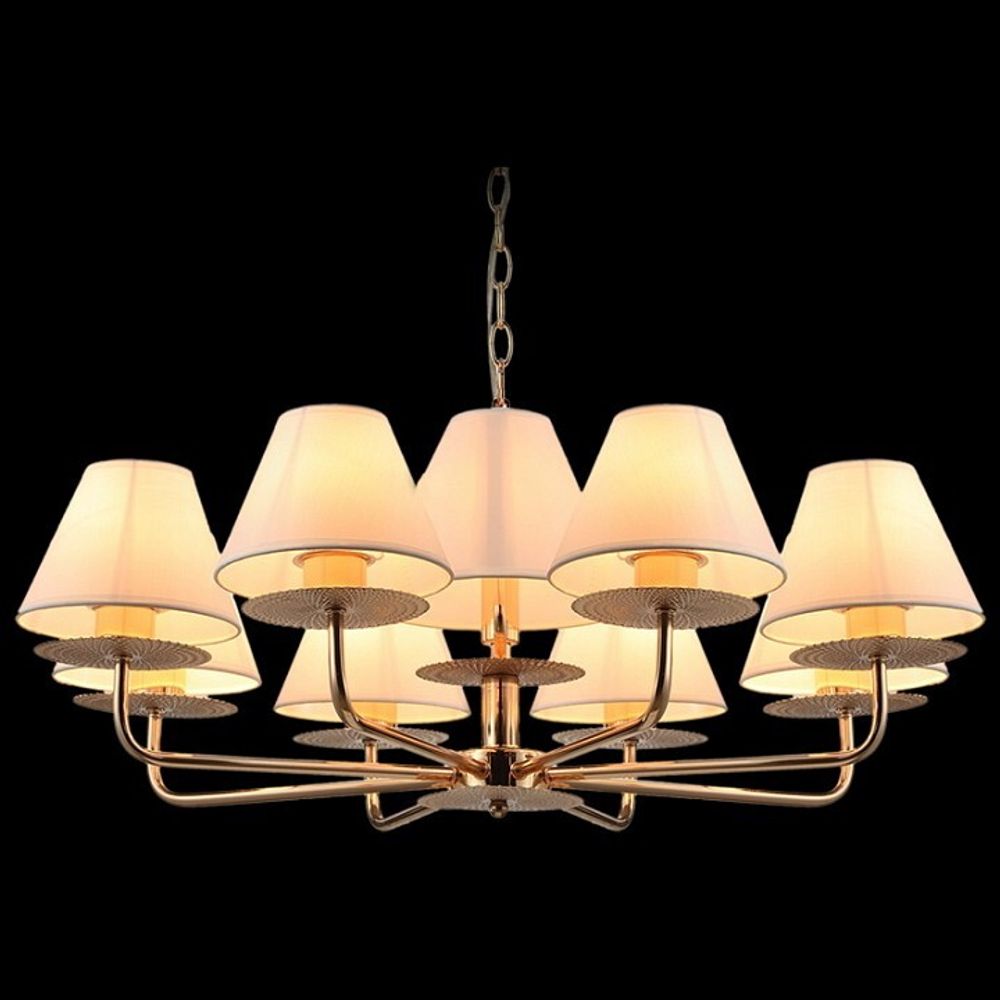 Подвесная люстра ILLUMICO  IL6197-9P-17 GD