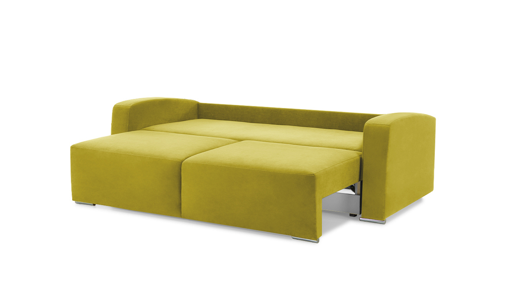 Диван Окленд Лайт Vivaldi 33 236*102*95 см, Желтый  Еврокнижка Фиеста