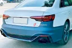 Задний бампер с диффузор для AUDI A4 B9 2020 - 2021 Ауди аэродинамический обвес