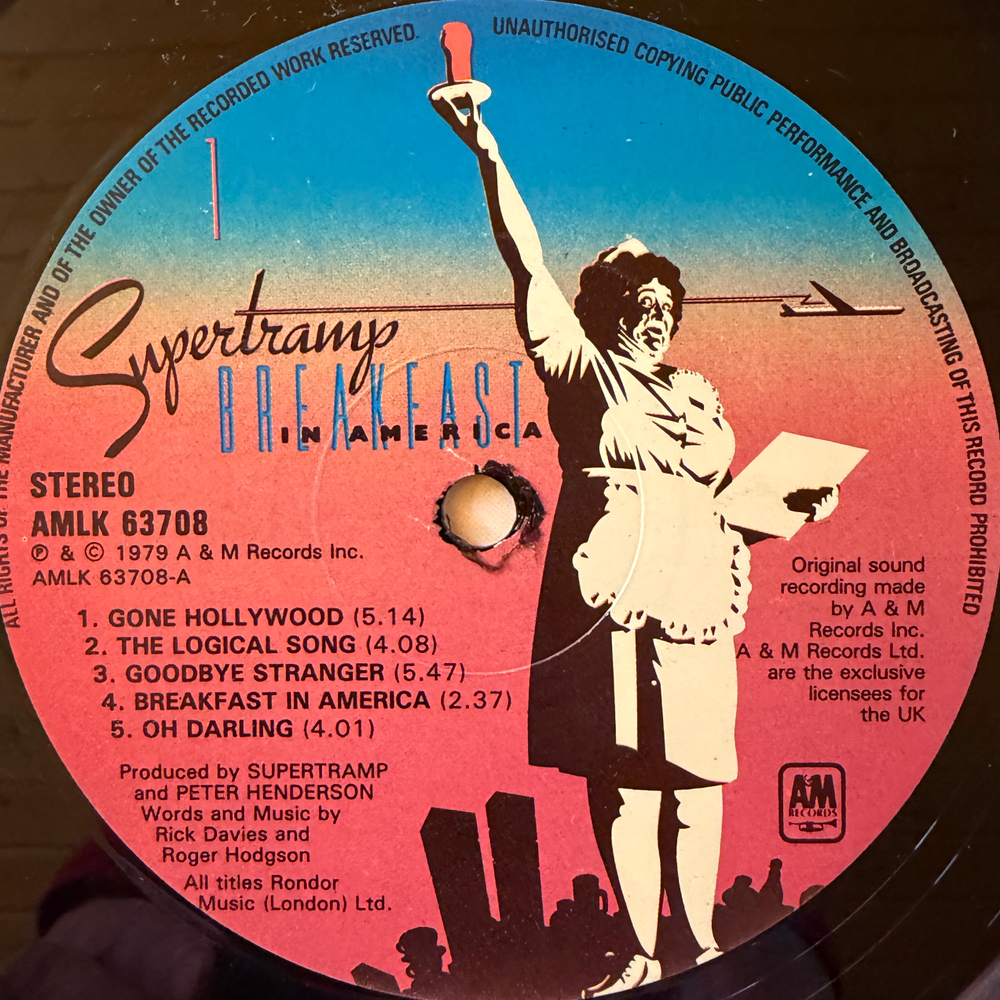 Supertramp – Breakfast In America (Англия) Т