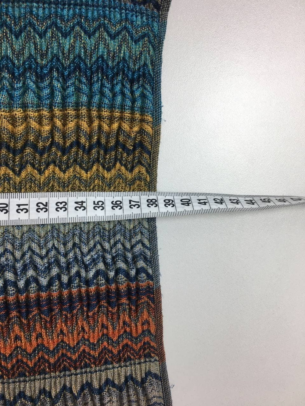 Шарф длинный в полоску