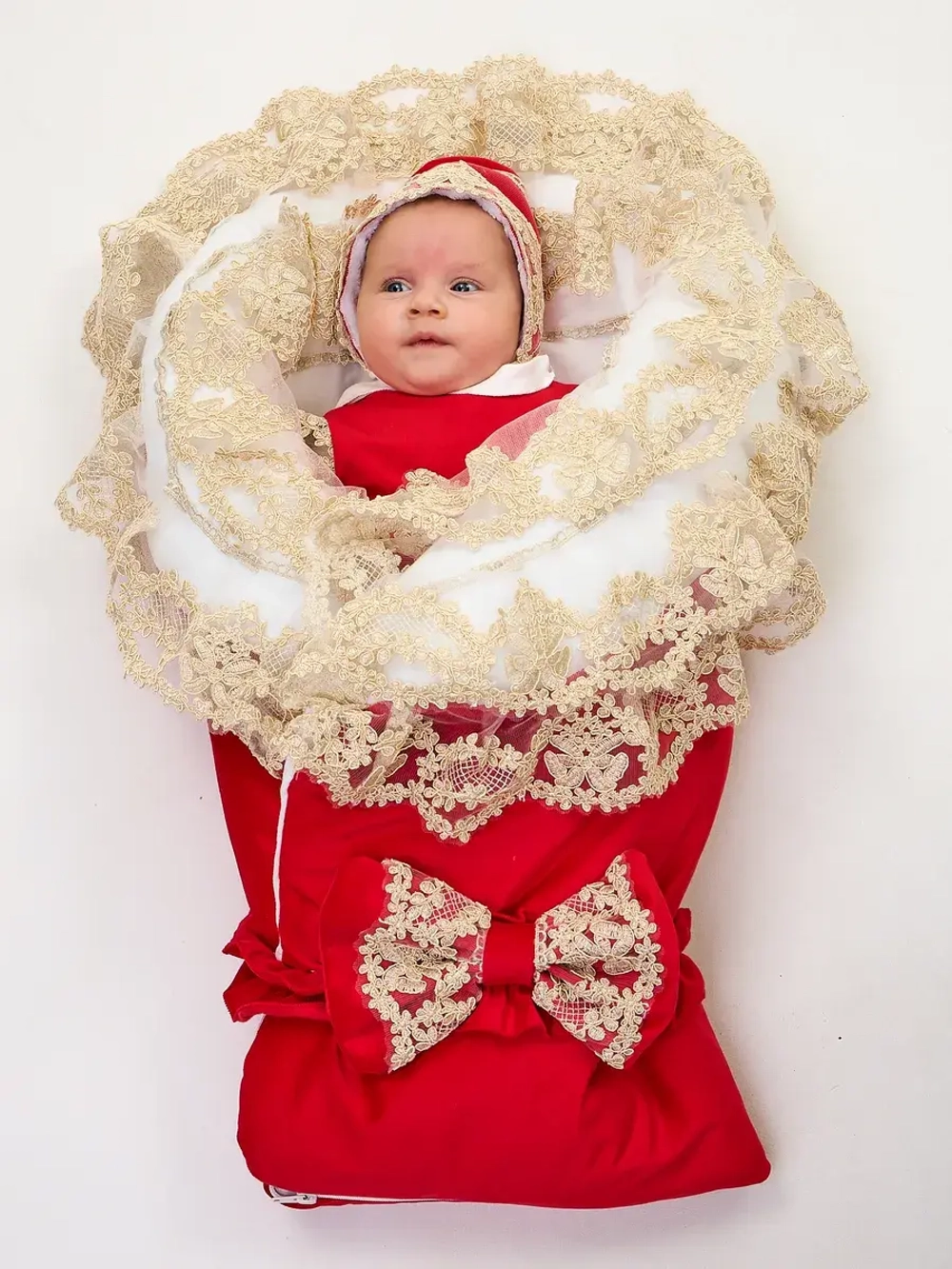 Комплект выписку новорождённому зимний