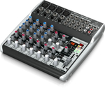 Behringer QX1202USB аналоговый микшер, 12 каналов, 4 мик. + 4 лин. стерео, 1 AUX, DSP FX Klark Teknik, USB-audio, Main L/R- Jack, 4 компрессора