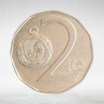 Czech Republic, 2 Koruny, 1994, VF