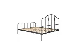 Полутораспальная кровать Милена 140х200 черная