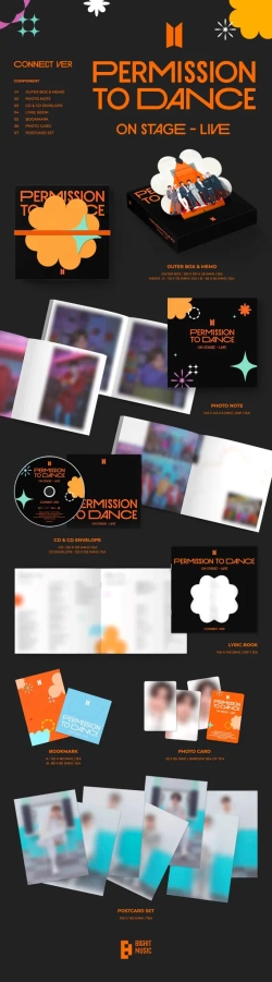 Альбом BTS - PERMISSION TO DANCE ON STAGE - LIVE | С ПОДАРКАМИ