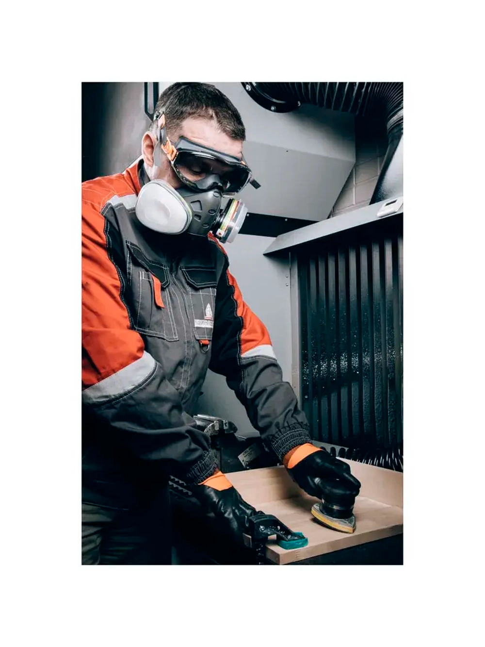 Полумаска с очками Jeta Safety Air optics 9500-L
