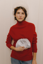 Clutch DIAMOND silver color