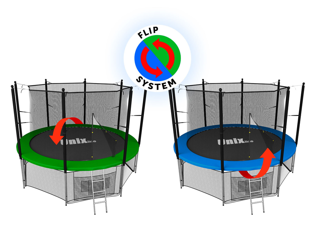 Батут UNIX Line Classic 8 ft (inside) Green