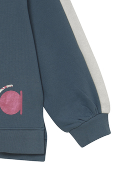 Кофта для девочки теннисная  Diadora Jg. Sweatshirt Crew Twinkle - небесный