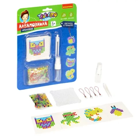 Аквамозайка неоновая. Светится в темноте!