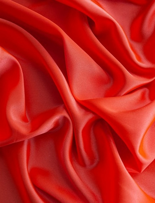 Атлас, неон оранж, глянцевый, стрейч